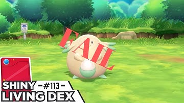 shiny chansey FAIL!!!! pokemon lets go pikachu