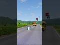beamNG Drive - ups &amp; down bollard crashes part 451 #beamngdrive  #trending #youtubeshorts #shorts