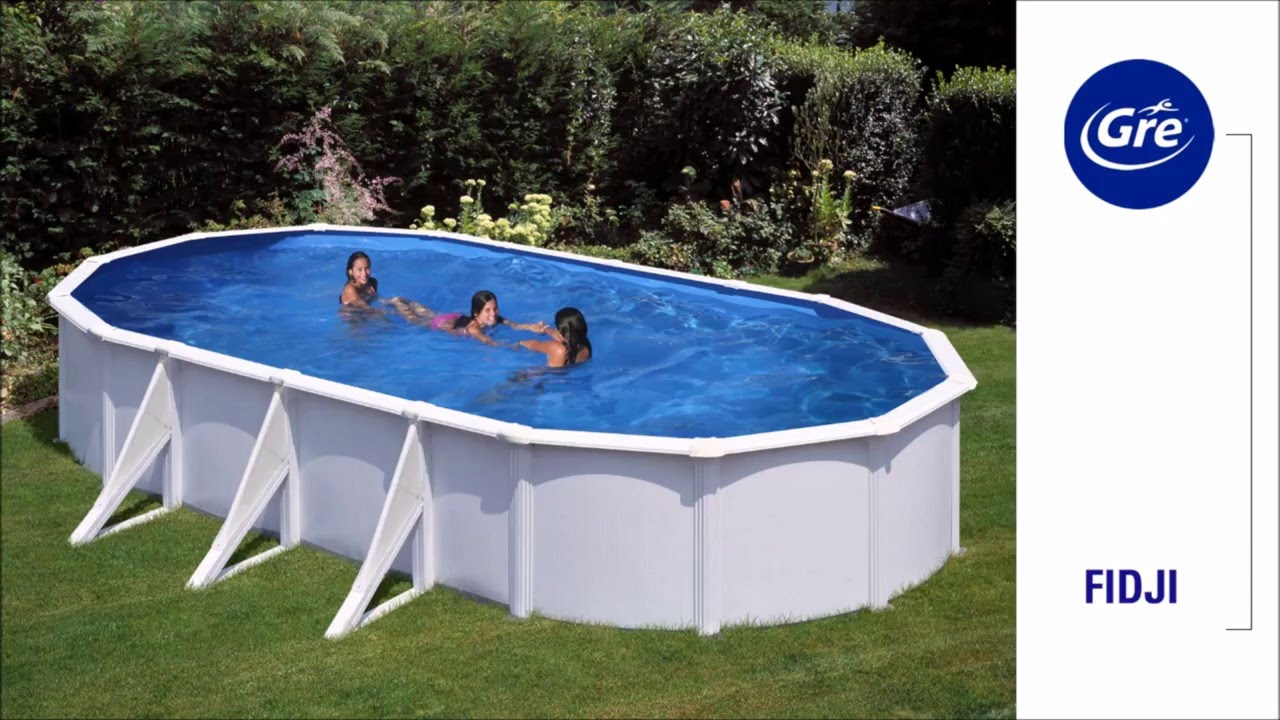 Piscine Acier Gre Fidji Ovale Youtube
