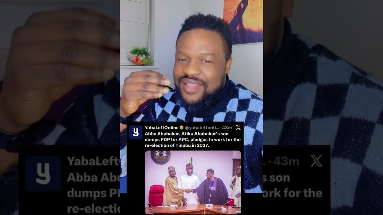 Сын Атику Абубакара перешел в партию APC и пообещал работать над переизбранием Тинубу в 2027 году...