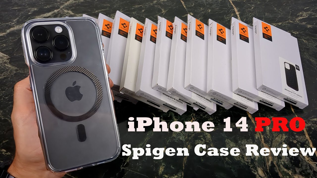 iPhone 14 Pro Max Case / 14 Pro / 14 / 14 Plus, Spigen [ Rugged Armor ]  Mag Fit