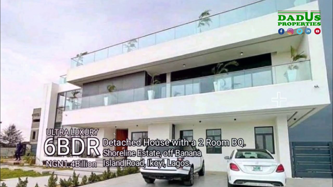 ULTRA LUXURY 6 BEDROOM MANSION IN SHORELINE ESTATE, OLD IKOYI, LAGOS