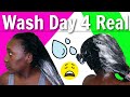 Wash Day Routine on 4c Natural Hair | Lets Be Realistic Kinks