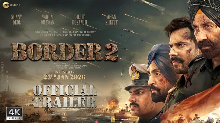 BORDER 2: Official Trailer | Sunny Deol | Diljit Dosanjh | Varun Dhawan | Ahan Shetty | New Movie