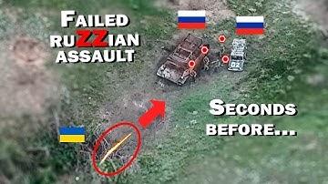 They came storming in, but got trapped. An unsuccessful Russian attack