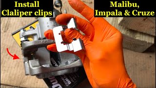 2012-2020 Install Brake Pad Caliper Clips - Malibuimpalacruze