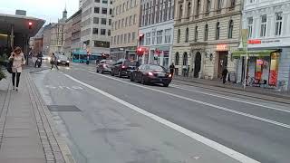 Signalized Crosswalk with Transit Priority Signals