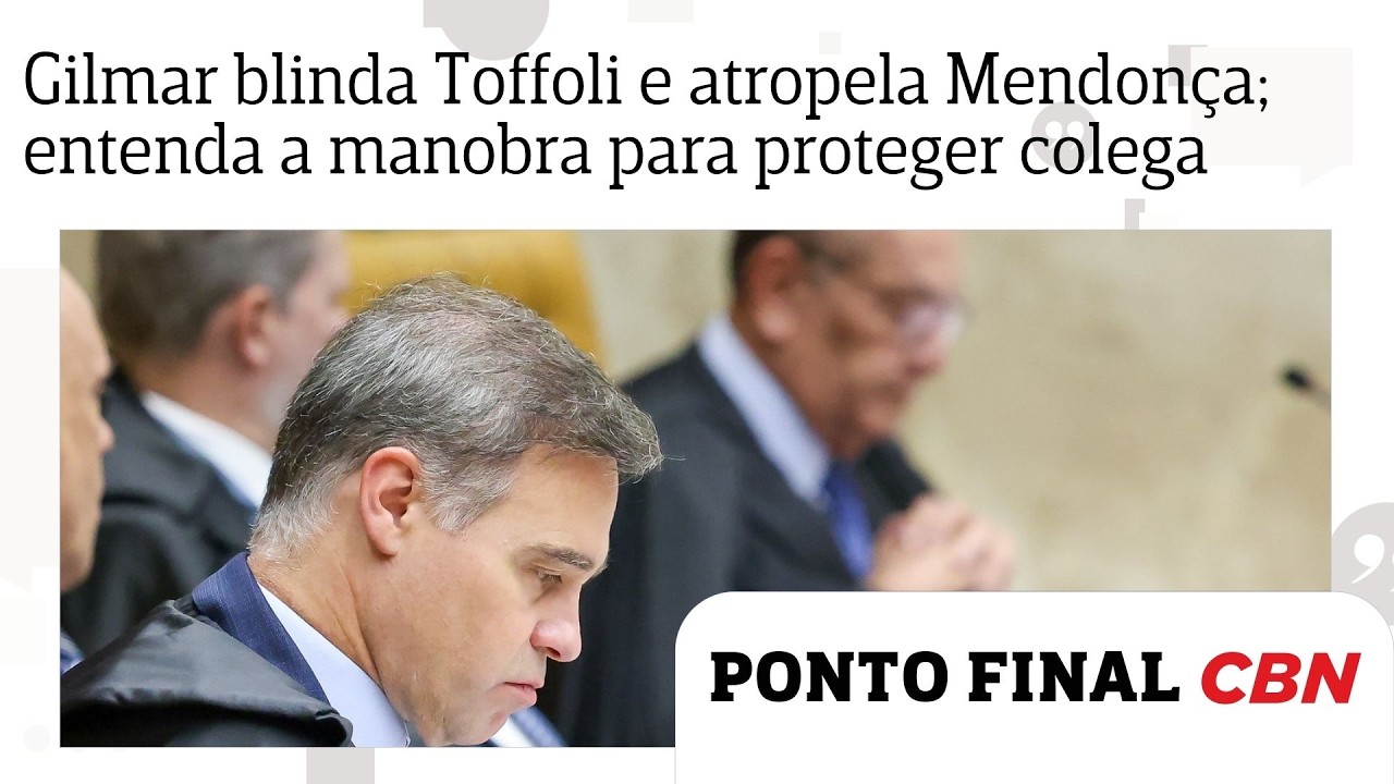 Gilmar blinda Toffoli e atropela André Mendonça; entenda como foi a manobra para proteger colega