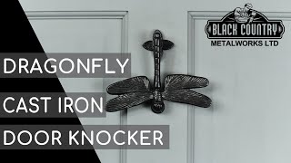Dragonfly Door Knocker - Cast Iron