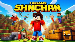 If I Became SHINCHAN for 24Hours in Minecraft