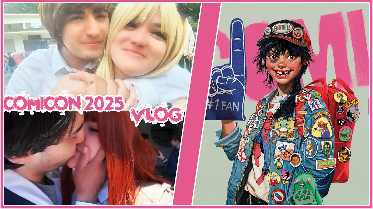 Il NOSTRO Comicon 2025?🌸4 GIORNI di Puro divertimento! Amici, relax e musica🎵- #VLOG - @kyutopiekusu