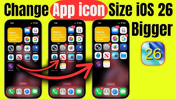 How to Change App icon Size on iPhone in iOS 26 (Any iPhone)