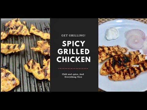 INDIAN SPICY GRILLED CHICKEN | HOW TO MAKE GRILLED CHICKEN AT HOME