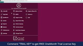 How to Activate Free Trial & Create New Company in EBASE EazyBilling Software (Step-by-Step)