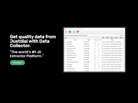 Justdial Free Data Extractor Software 2022 | Easy to Use | World Best JD Data Extractor