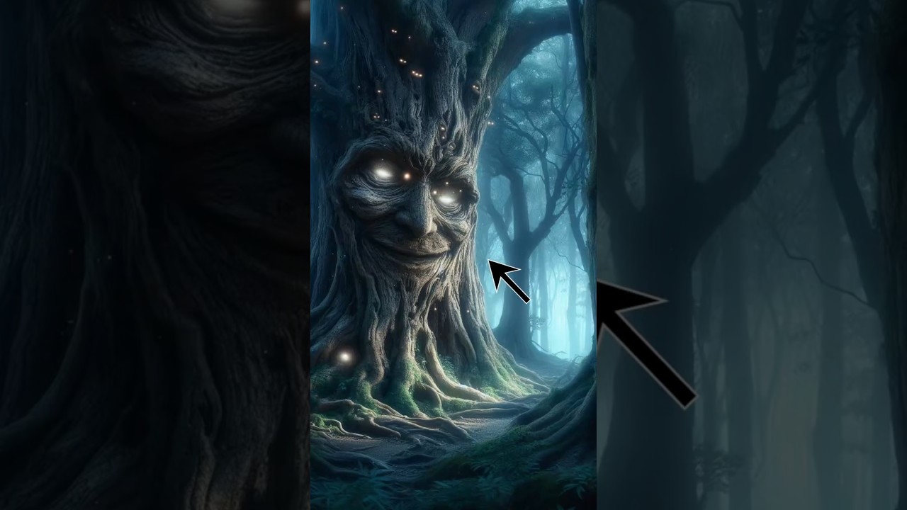 🌾 Дерево с человеческими глазами 🤫 