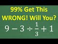 Understanding Order of Operations