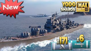 NEW Japanese tech tree Cruiser Yodo, first game impressions - World of Warships screenshot 1