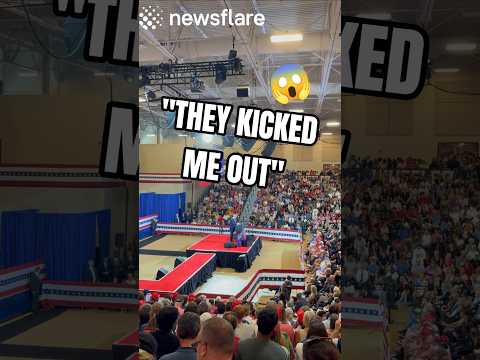 Man Kicked Out Of Trump Rally For Booing