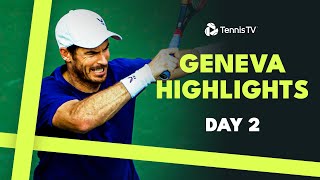 Murray Returns To Tour; Cobolli, Karatsev \& Shevchenko Feature | Geneva 2024 Highlights Day 2