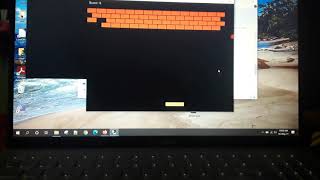 BrickBreaker game with pygame