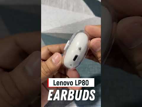 Беспроводные наушники Lenovo LP80 Pro TWS Bluetooth 5.3 с шумоподавлением и Hi-Fi звуком, белые, видео 1