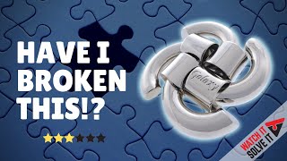 Oops! Think I broke this putting it back together! Solving the Hanayama Galaxy