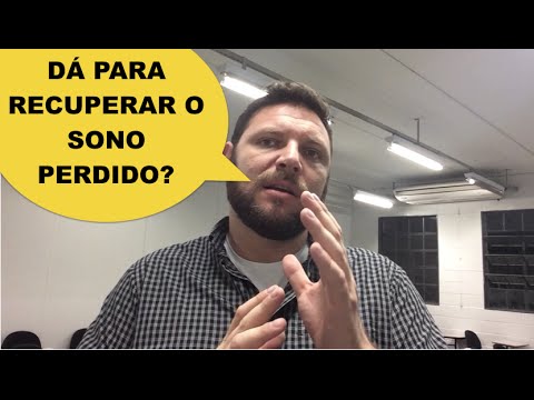 Dá para recuperar o sono perdido?