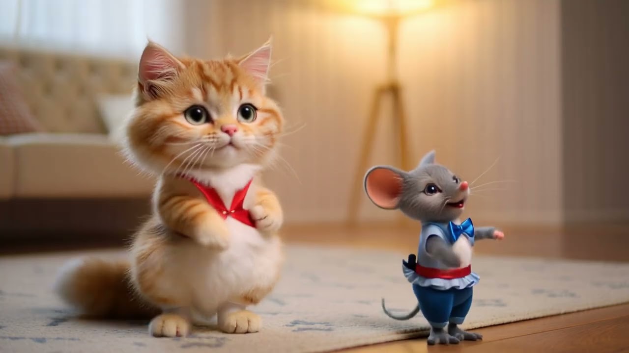 レノックス猫 Playing with Peares Lively Playful Swing — Cat & Mouse Pep-in-Step Jazz 1 Hour 活気