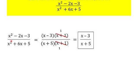 4.1 Simplify Rational Expressions