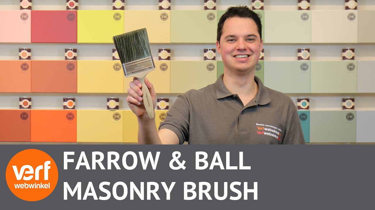 Farrow Ball Masonry Brush Muurverf Kwast Youtube