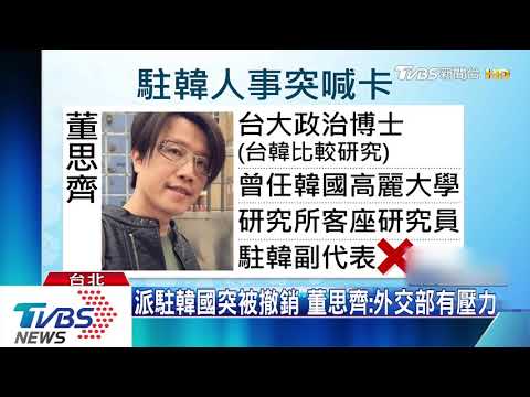 受「口譯哥」波及？　駐韓副代表公告又撤銷