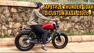 THUNDER 125 CUSTOM JAPSTYLE ALA ALA MOGE #motorcustom #motorcycle #japstyle #mosicgarage