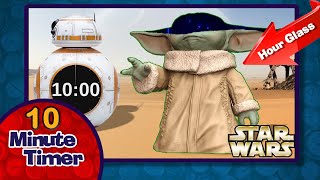 10 Minute Timer Baby Yoda With Epic Music And Loud Alarm. Perfect For Zoom And Clrooms.