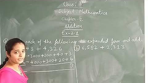 Class-3 Mathematics Chapter-2 By Bharti Singh