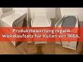 Produktbewertung regalik Wickelaufsatz für Kullen von IKEA, Wickeltischaufsatz für 40 cm Kommoden, A