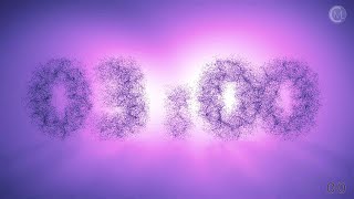 3-Minute Countdown with Soft Voice, Particle Animation & Ambient Effects