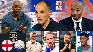 England vs Croatia 4-2 Harry Kane on Fire 🔥 Tuchel Goes Crazy – Ian Wright & Thierry Henry React!