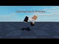 Learning how to animate on Roblox part 1 | backflip animation