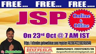 JSP (FREE Batch) Online/Offline Training in DURGASOFT screenshot 4