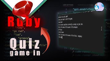 Ruby Tutorial - | How to make a quiz game in Ruby | Making a quiz game in Ruby