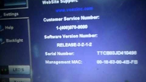 2011-05-26 Veex TX-300 Testing Software Version