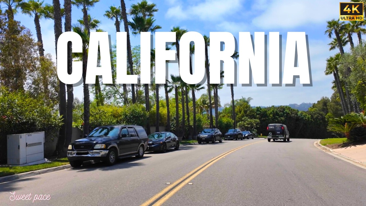 Scenic Drive Through Rancho Santa Fe & Carmel Valley | Relaxing 4K Tour in Southern California