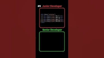 junior Vs senior developer💻 #webdevelopment #programming #html #css #coding#html5#javascript #html5