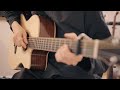 Nylon strings on acoustic guitar