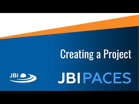 01.1 JBI PACES Tutorial: Creating a Project