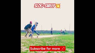 Slog-sweep 💥 |Chennai super kings| Virat Kohli |Ms Dhoni | #cricketlover #captaincool #viralreels