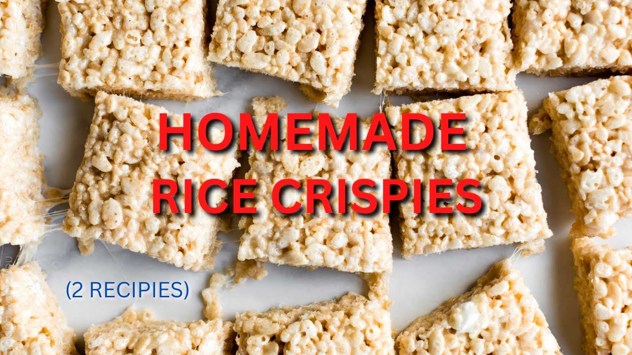 Making Rice Crispy's Homemade Rice Crispies - TWO Recipes! - YouTube