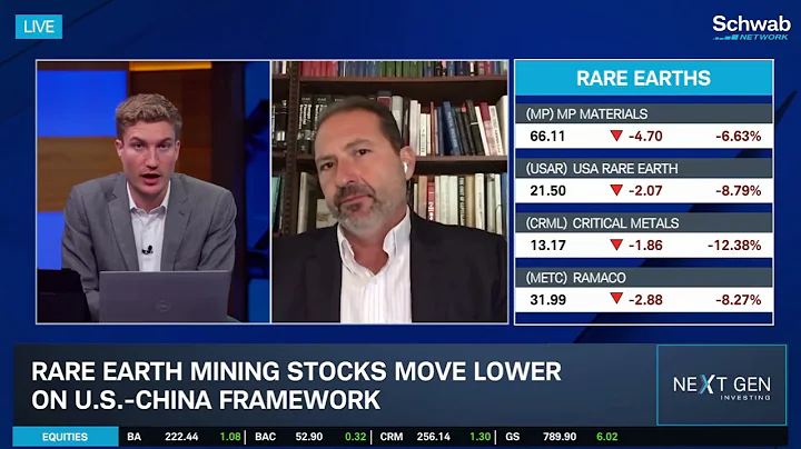 Rare Earth Stocks Pullback on China/U.S. Talks