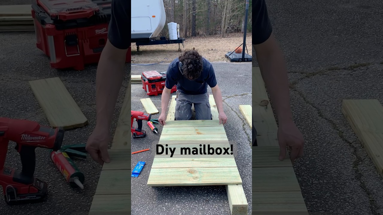 Quick and easy mailbox diy 